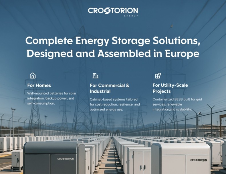 Crostorion BESS 261 – Smart Energy Storage for Businesses